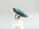 Carolyn Pollack Sterling Silver Native American Style Turquoise Finger Ring - Just Stuff I Sell