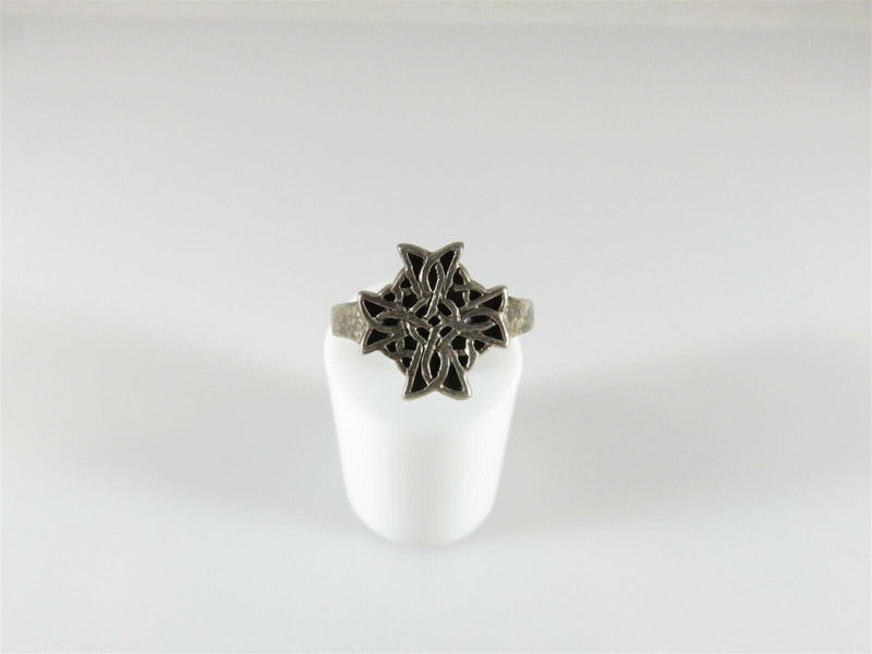 Celtic Knot Works Ring Women's Sterling Silver Size 7.5 by Peter Stone - Just Stuff I Sell