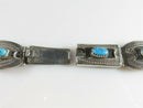 Beautiful Navajo Morenci Turquoise Watch Bracelet Sterling Silver 5 7/8" TL - Just Stuff I Sell
