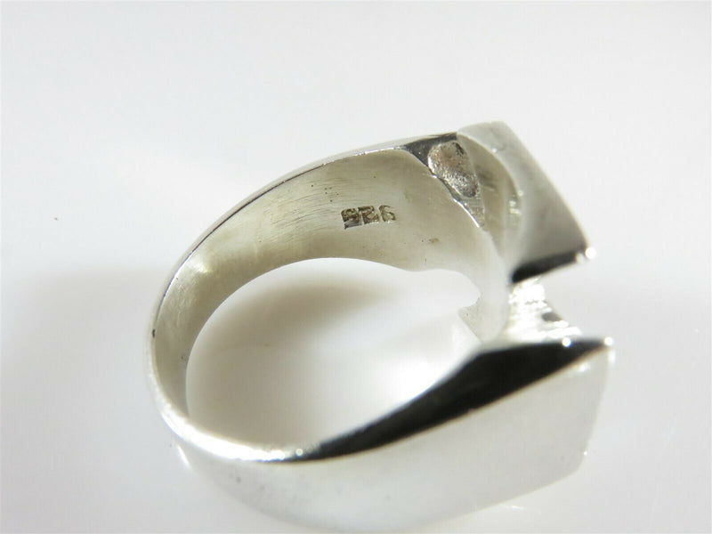 Sterling Silver Iron Maltese Cross Men's Biker Ring Size 9 1/2 Taxco TL-66 - Just Stuff I Sell