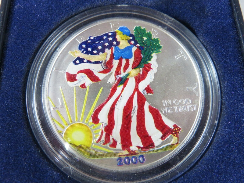Y2K Millennium 2000 American Silver Eagle Dollar The American Historic Society - Just Stuff I Sell