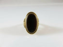 Victorian 14K Gold Uncut Hardstone Signet Ring Women Size 6.25 - Just Stuff I Sell