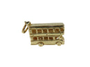 Victoria Double Decker Bus 14K Yellow Gold 3D Travel Charm/Pendant Engraved - Just Stuff I Sell