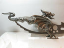 Dragon on Feet Fantasy Sword Medieval Metal 24" TL Man Cave Cool Display - Just Stuff I Sell