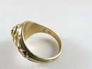 1973 Women's HJ-10K Yellow Gold Red Insert "M" High School Class Ring Size 5.75 - Just Stuff I Sell