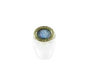Opal Diamond Surround 14K Gold Mid Century Ring Sz 5.75 Flemming Knud Kjerulff — Jewelry & Watches:Fine Jewelry:Fine Rings:Ge