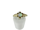 Victorian Era Solid Yellow Gold Opal Solitaire Wedding Ring Size 8.25 — Jewelry & Watches:Vintage & Antique Jewelry:Fine:Vict