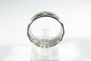 Polished & Textured Men's Ring Band Pre-owned Size 8.75 product image for Just Stuff I Sell, clear front view, neutral background, original listing photo, optimized descriptive alt text, centered composition variant 4