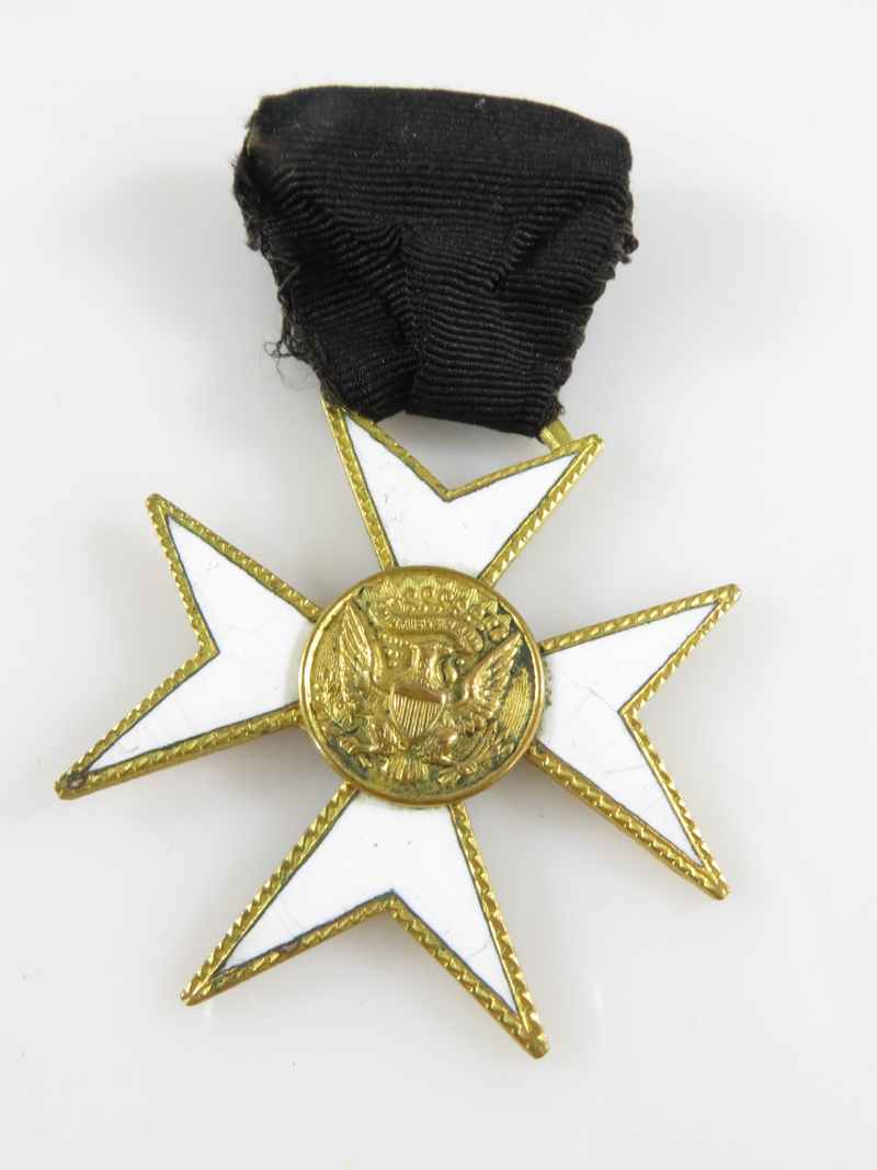 Rare Horstmann Signed Knights Templar Order of Malta Medal Membership Medal