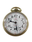 Waltham 17 Jewel Antimagnetic Shock Resistant Gold Filled Pocket Watch For Repair