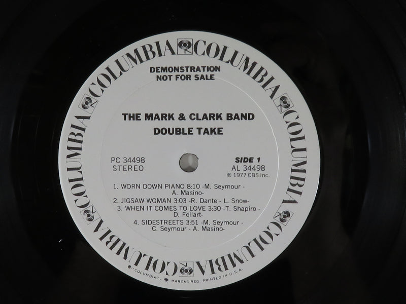 The Mark & Clark Band Double Take 1977 Columbia Records Promo PC 34498 Vinyl Alb