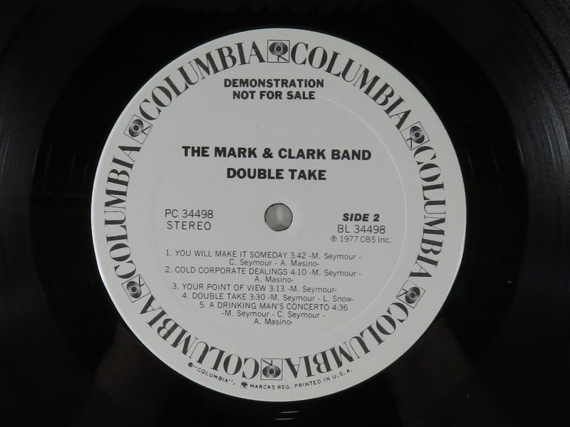 The Mark & Clark Band Double Take 1977 Columbia Records Promo PC 34498 Vinyl Alb