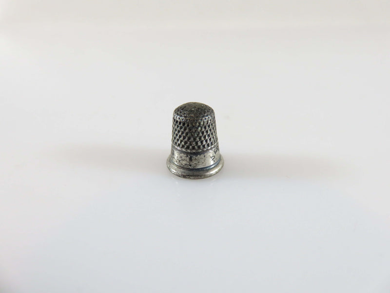Antique Sterling Thimble Miniature Sterling Silver Thimble