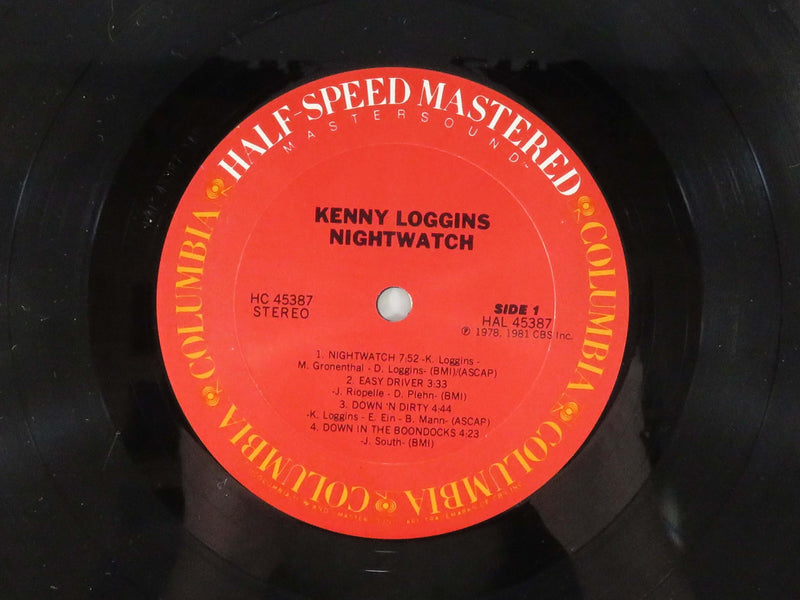 Kenny Loggins Nightwatch Half Speed Audiophile 1981 Columbia Records HC 45387 Vinyl Album