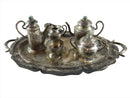 Circa 1930 Sterling Serving Set Taxco Mexico Miniature Sterling Tea Coffee Service