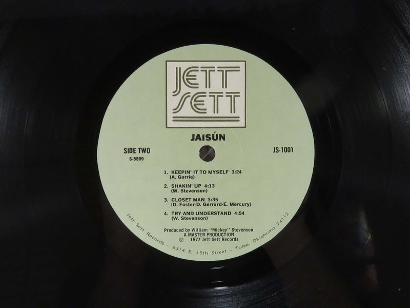 Jaisun Self Titled LP 1977 Jett Sett Records JS 1001 Vinyl Album