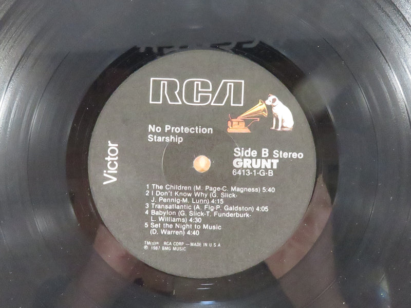 Starship No Protection RCA Victor GRUNT Records 6413-1-G Electrosound Vinyl Album