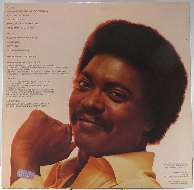 Booker T Jones Try and Love Again A&M Records SP-4720 Promo Copy Vinyl Album