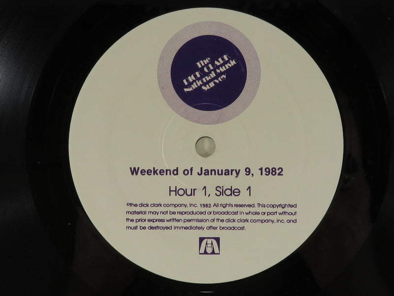 The Dick Clark National Music Survey Jan 9 1982 The Dick Clark Company Vinyl Album