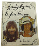 Kenny Loggins & Jim Messina in Concert 1976 Tour Program product image for Just Stuff I Sell, clear front view, neutral background, original listing photo, optimized descriptive alt text, centered composition