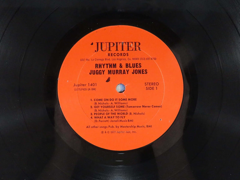 Juggy Murray Jones Rhythm & Blues 1977 Jupiter Records 1401 Vinyl Album