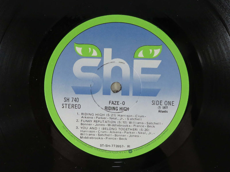 Faze-O Riding High 1977 She Records SH 740 Promotional Copy RI Label Vinyl Album