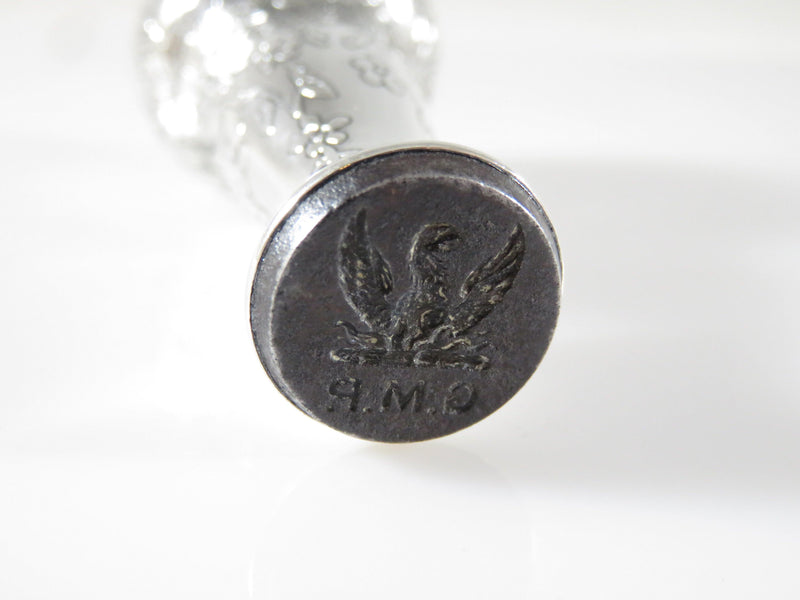 Tiffany & Co Wax Seal Stamp Circa 1900 Sterling Silver Griffin or Eagle Family Crest - Just Stuff I Sell