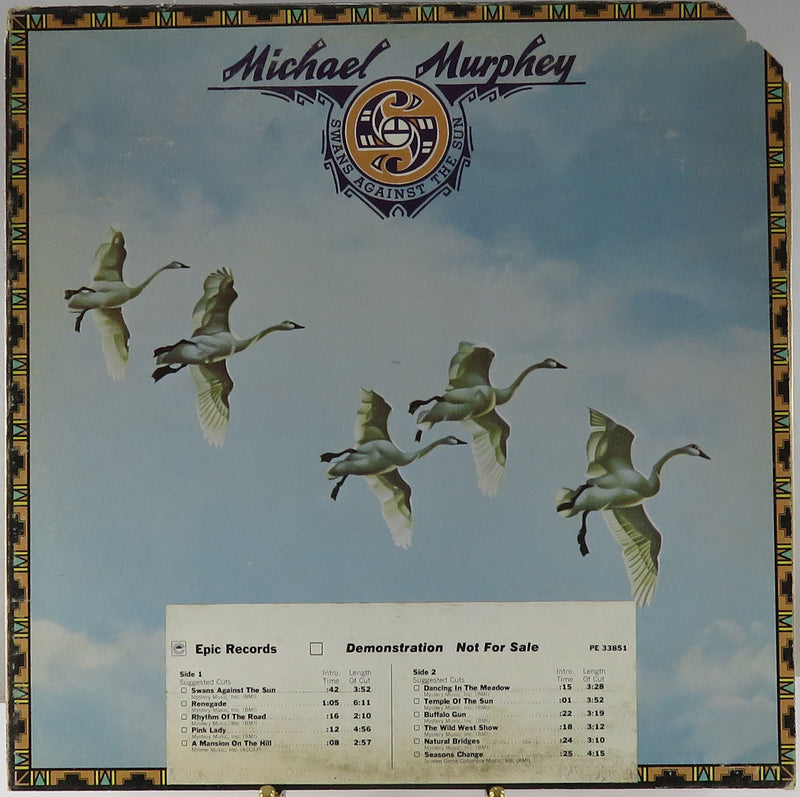 Michael Murphey Swans Against The Sun Epic Records PE 33851 Promo Copy Vinyl Album