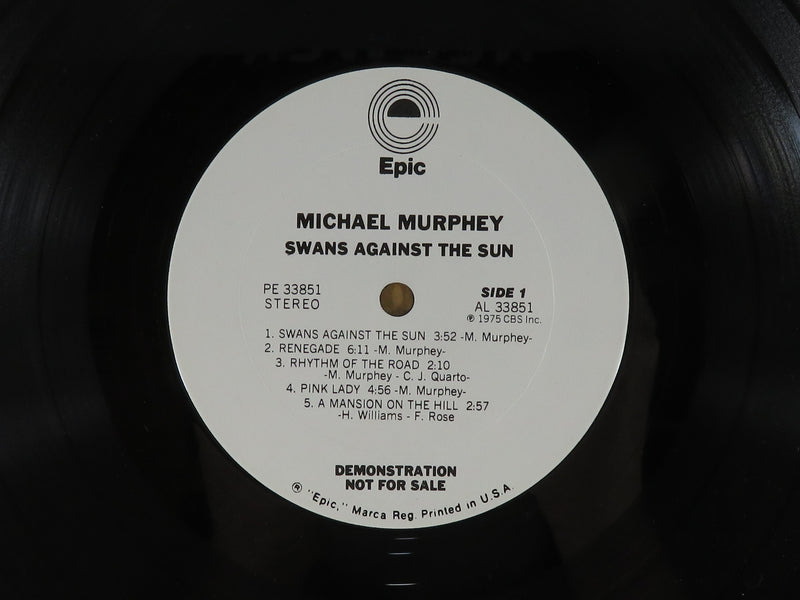 Michael Murphey Swans Against The Sun Epic Records PE 33851 Promo Copy Vinyl Alb