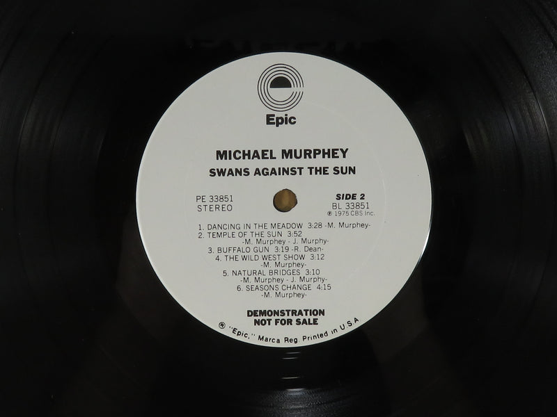 Michael Murphey Swans Against The Sun Epic Records PE 33851 Promo Copy Vinyl Alb