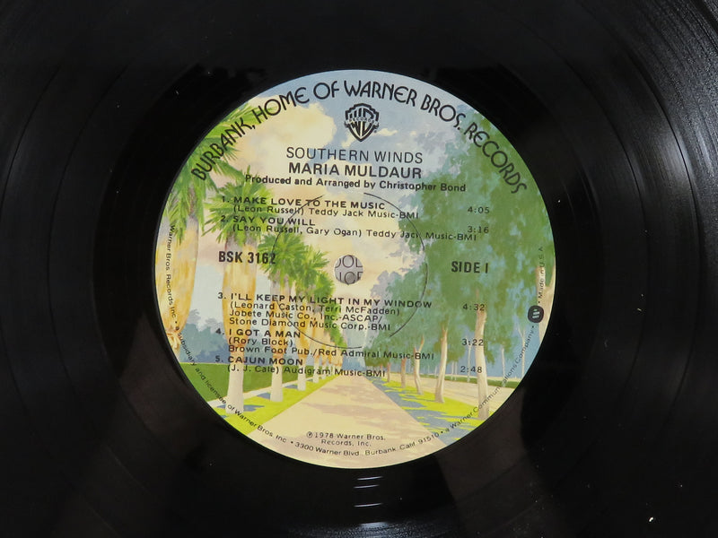 Maria Muldaur Southern Winds Warner Bros Records BSK 3162 Promo Copy Vinyl Album