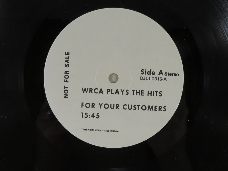 WRCA Plays The Hits for Your Customers Promotional RCA Records DJL1-2316 Vinyl Album