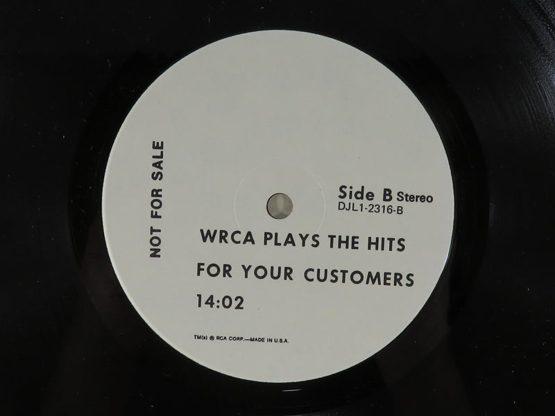 WRCA Plays The Hits for Your Customers Promotional RCA Records DJL1-2316 Vinyl Album
