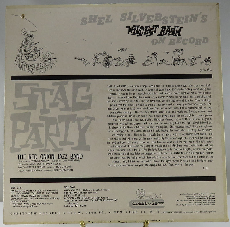 Shel Silverstein's Stag Party Wildest Bash on Record Cresview Records CRS-7804 Vinyl Album