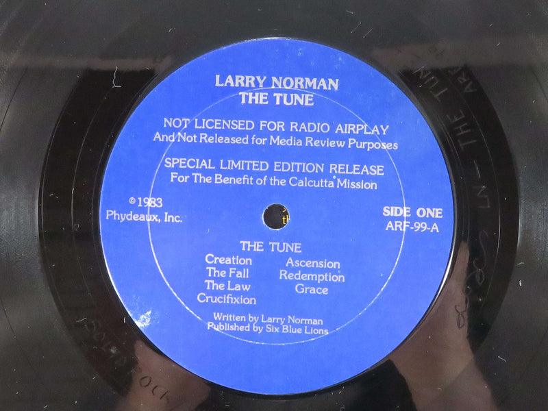 Larry Norman The Story of The Tune Limited Edition 1983 Phydeaux Inc ARF-99 Vinyl Album
