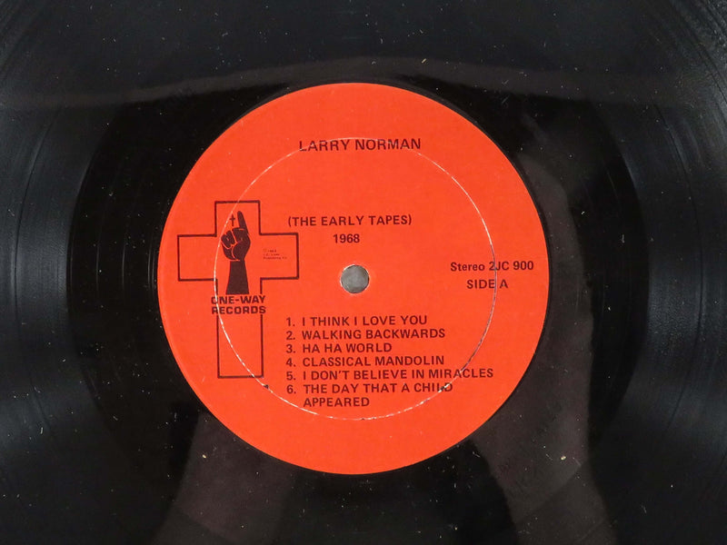 Larry Norman Bootleg 1972 Red Label One-Way Records 2JC 900 2 X Vinyl Album
