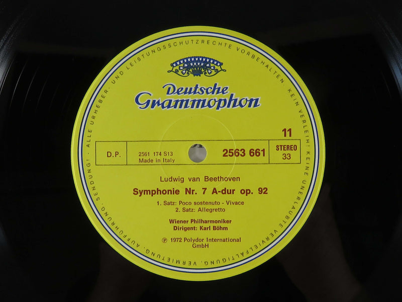 1972 Beethoven Edition Wiener Philharmoniker, Karl Böhm 9 Symphonien Vinyl Album
