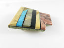 Mary Louise Tafoya Kewa Pueblo NM Native American Mosaic Pendant Brooch - Just Stuff I Sell
