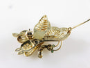 14K Butterfly Diamond Encrusted Emerald Eyes Designer Pendant Pin Frank J Golden - Just Stuff I Sell