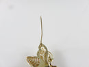 14K Butterfly Diamond Encrusted Emerald Eyes Designer Pendant Pin Frank J Golden - Just Stuff I Sell