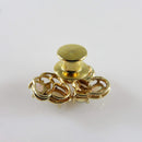 14K Yellow Gold Opalescent Opal & Diamond Lapel or Tie Pin - Just Stuff I Sell