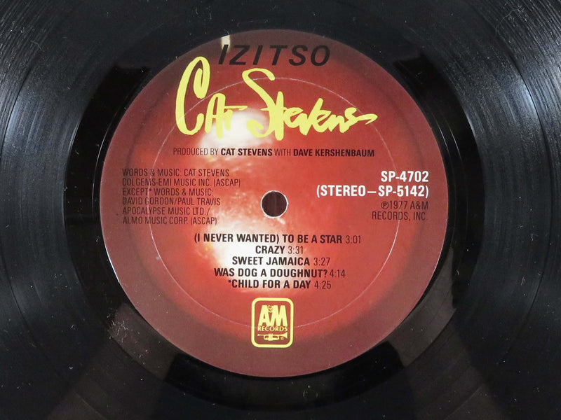 Cat Stevens IZITSO Gatefold 1977 A&M Records Monarch Pressing No Insert SP-4702