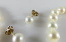 18" 14K Mikimoto Blue Lagoon Akoya 6.75mm Pearl Necklace with Pearl Stud Earrings - Just Stuff I Sell