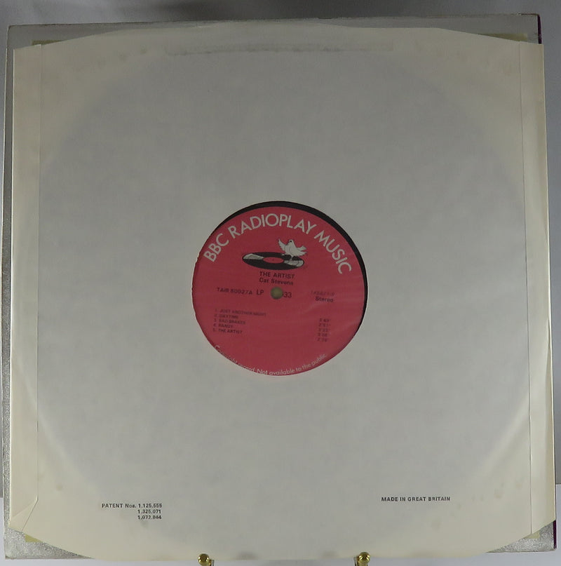Super Rare BBC Radioplay Music The Artist Cat Stevens c1980 TAIR 80027 Vinyl Album