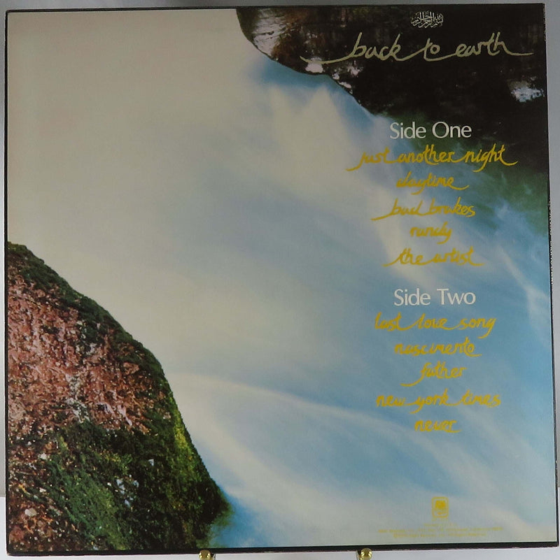 Cat Stevens Back To Earth A&M Records 1978 Release Terre Haute SP 4735 Vinyl Alb
