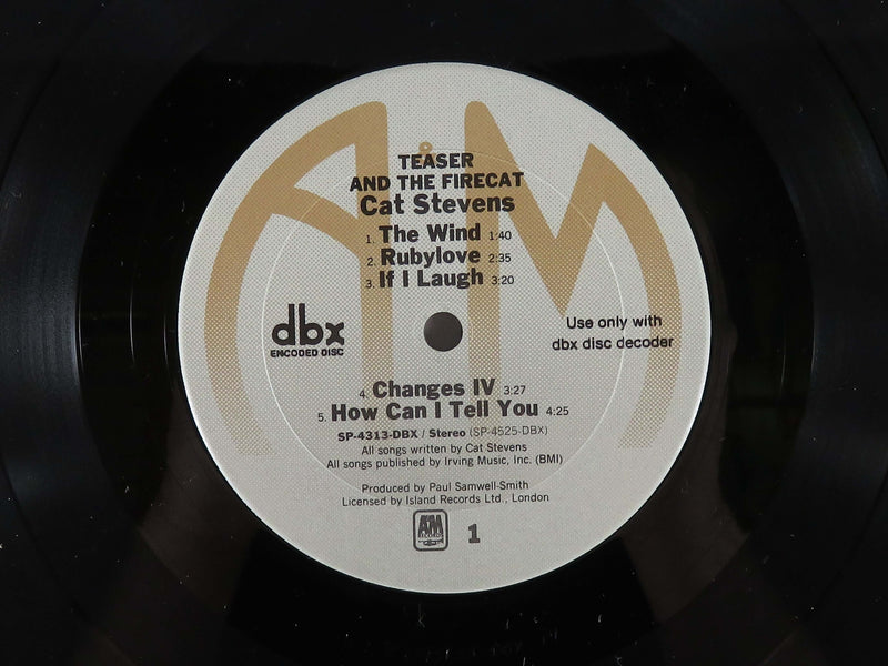 Cat Stevens Teaser and the Firecat A&M Records DBX Encoded Disc Gatefold SP-4313