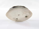 Antique Continental Silver Niello Enamel Pill Box Floral Décor Football Form - Just Stuff I Sell