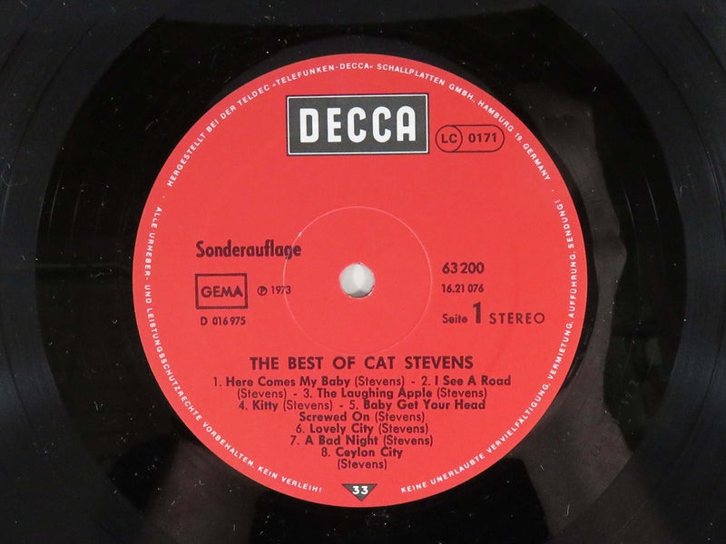 Cat Stevens The Best Of Cat Stevens Decca Records 1978 German Club 63 200 Vinyl Album