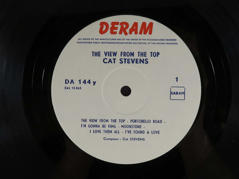 Cat Stevens Self Titled 1975 Gatefold 2 LP Deram Records DA 143/144 Belgium Release Vinyl Album