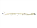 10K White Gold 7" Pearl Bracelet Double Strand 5.5mm Cultured Pearl Designer Bracelet — Jewelry & Watches:Fine Jewelry:Fine B
